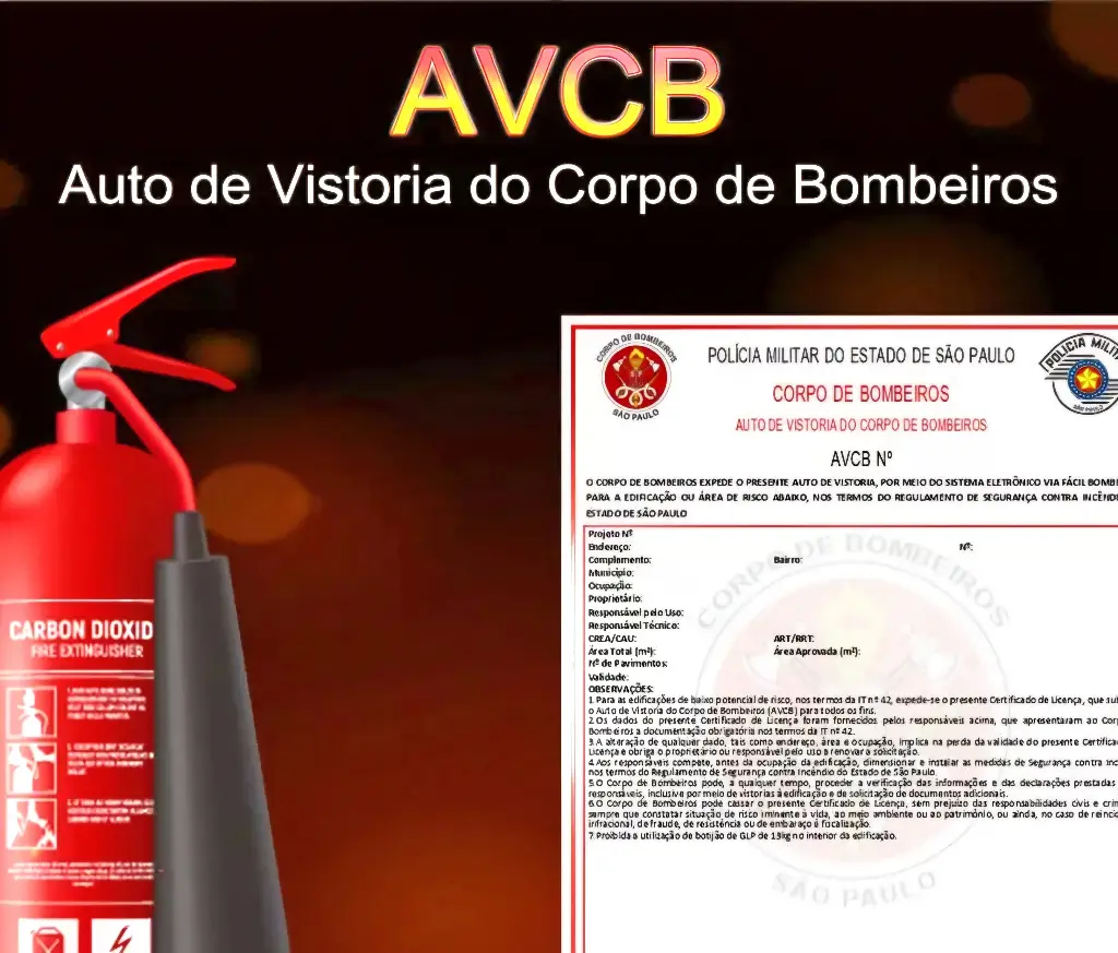 AVCB - AUTO DE VISTORIA DO CORPO DE BOMBEIROS